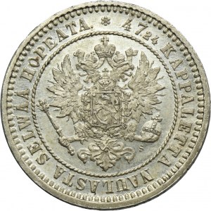 Finland Autonomy, Alexander II, 2 Markkaa Helsinki 1870