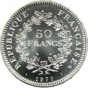 France, 5th Republic, 50 Francs Paris 1979 - Hercules