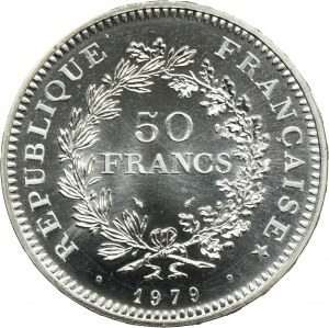 France, 5th Republic, 50 Francs Paris 1979 - Hercules