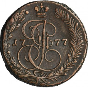 Russia, Catherine II, 5 Kopeck Jekaterinburg 1777 EM