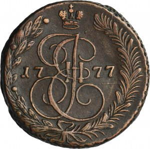 Russia, Catherine II, 5 Kopeck Jekaterinburg 1777 EM