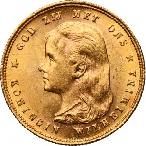 Netherlands, Wilhelmina, 10 Guilders Utrecht 1897