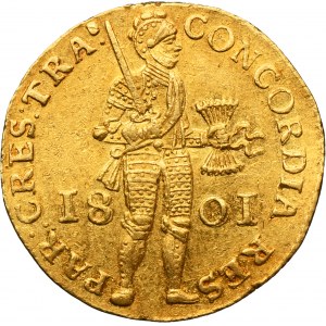 Netherlands, Batavian Republic, Ducat Utrecht 1801