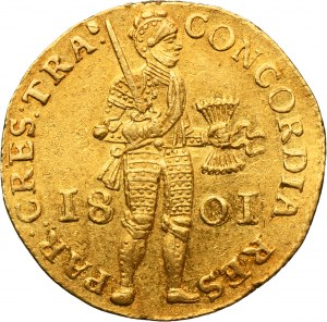 Netherlands, Batavian Republic, Ducat Utrecht 1801