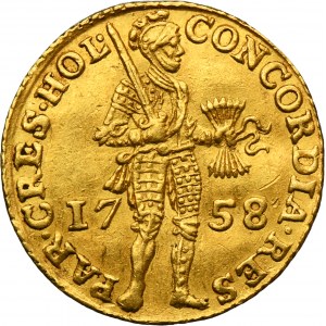 Netherlands, Holland Province, Ducat Dordrecht 1758