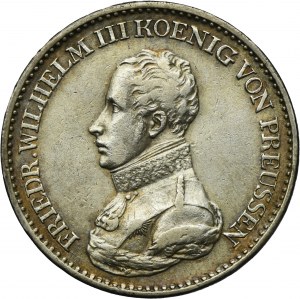 Germany, Kingdom of Prussia, Friedrich Wilhelm III, Thaler Düsseldorf 1819 D