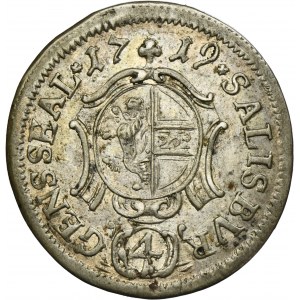 Austria, Archbishopric of Salzburg, Franz Anton von Harrach, 4 Kreuzer 1719