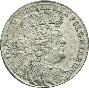 Augustus III of Poland, 18 Groschen Leipzig 1755 EC