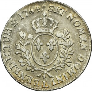 France, Louis XV, Ecu Bayonne 1764 L
