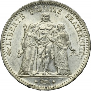 France, Third Republic, 5 Francs Paris 1876 A
