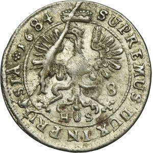 Germany, Brandenburg-Prussia, Friedrich Wilhelm, 18 Groschen Königsberg 1684 HS