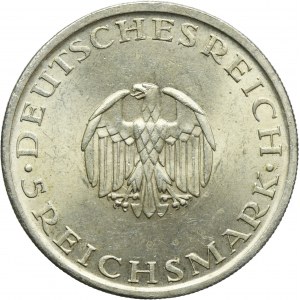 Germany, Weimar Republic, 5 Marek Berlin 1929 A - Gotthold Lessing