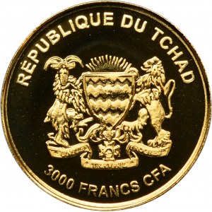 Chad, 3.000 Francs CFA 2017 - Maria Skłodowska-Curie