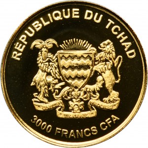 Chad, 3.000 Francs CFA 2017 - Maria Skłodowska-Curie