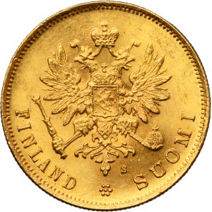 Finland, Autonomy, 10 Markkaa Helsinki 1881 S