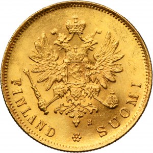 Finland, Autonomy, 10 Markkaa Helsinki 1881 S