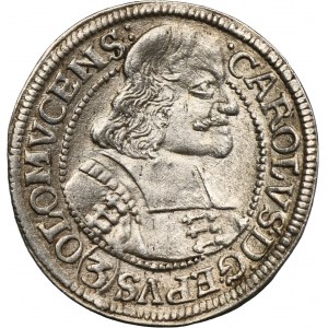 Austria, Bishopric of Olomouc, Karl II von Liechtenstein, 3 Kreuzer Kremsier 1670