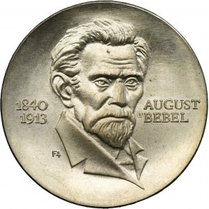 Germany, DDR, 20 Mark Berlin 1973 - August Bebel