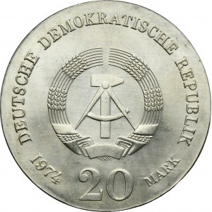 Germany, DDR, 20 Mark Berlin 1974 - Immanuel Kant