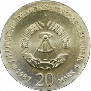 Germany, DDR, 20 Mark Berlin 1987 - 750 years of Berlin
