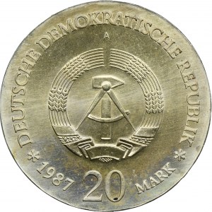 Germany, DDR, 20 Mark Berlin 1987 - 750 years of Berlin