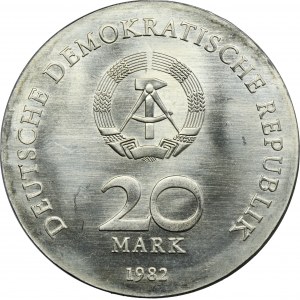 Germany, DDR, 20 Mark Berlin 1982 - Clara Zetkin