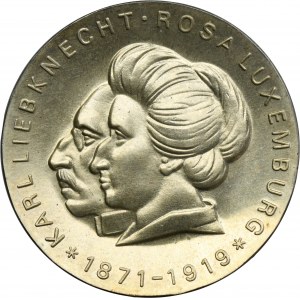 Germany, DDR, 20 Mark Berlin 1971 - Karl Liebknecht and Rosa Luxemburg