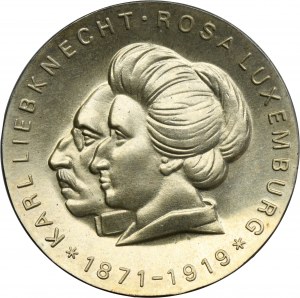 Germany, DDR, 20 Mark Berlin 1971 - Karl Liebknecht and Rosa Luxemburg