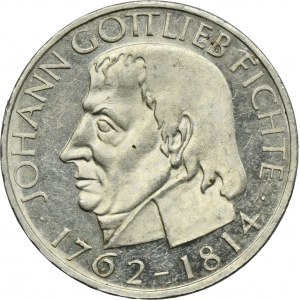 Germany, FRG, 5 Mark Hamburg 1964 J - Johann Gottlieb Fichte