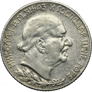 Montenegro, Nicholas I, 1 Perper Paris 1909