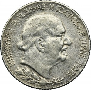 Montenegro, Nicholas I, 1 Perper Paris 1909