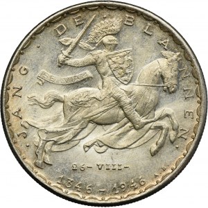 Luxembourg, Grand Duchy, Charlotte, 20 Francs Brussels 1946 - John the Blind