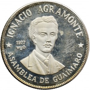 Cuba, Second Republic, 20 Pesos Havana 1977 - Ignacio Agramonte