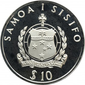 Samoa, Tanumafili II, 10 Tala Singapore 1991 - Barcelona Olympic Games