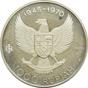 Indonésie, 1 000 Rupiah 1970 - Général Sudirman