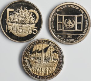 Ensemble, Turquie, République, 500-5 000 lires 1985-1992 (3 pièces).