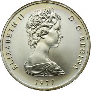 Turks and Caicos Islands, Elizabeth II, 25 Crowns Ottawa 1977 - Silver Jubilee