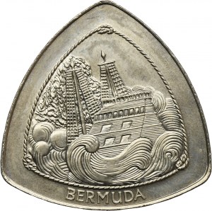 Bermuda, Elizabeth II, 1 Dollar Llantrisant 1997 - Sea Venture Shipwreck
