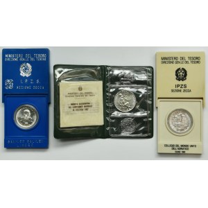 Set, Italy, 500 Lire (3 pcs.)