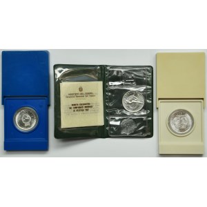 Set, Italy, 500 Lire (3 pcs.)