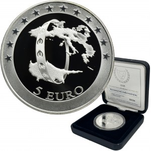 Cyprus, 5 Euro Helsinki 2008 - Accession of Cyprus to the Euro Zone