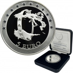 Cyprus, 5 Euro Helsinki 2008 - Accession of Cyprus to the Euro Zone