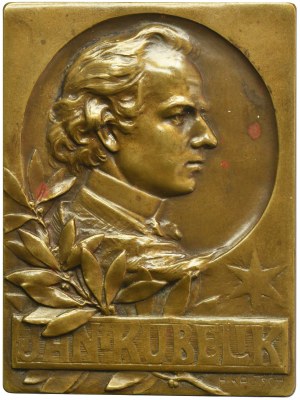 Czech Republic, Plaque Jan Kubelík ca. 1910