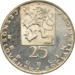 Czechoslovakia, 25 Korun Kremnitz 1969 - Jan Evangelista Purkyně