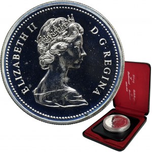 Canada, Elizabeth II, 1 Dollar Ottawa 1976 - Centenary of the Parliamentary Library
