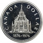 Canada, Elizabeth II, 1 Dollar Ottawa 1976 - Centenary of the Parliamentary Library
