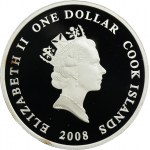 Cook Islands, Elizabeth II, 1 Dollar Perth 2008 - Antonov 225 Mrija