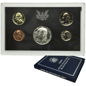 Set, USA, Vintage set 1969 - PROOF (5 pcs.)