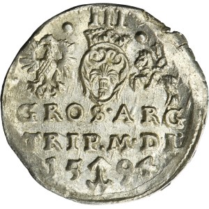 Sigismund III Vasa, 3 Groschen Vilnius 1594