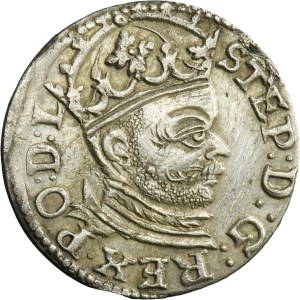 Stephen Bathory, 3 Groschen Riga 1583